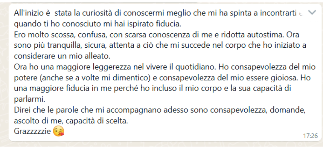 dal trattenerti al fiorire